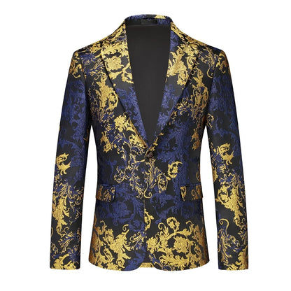 Men's Red Single-Button V-Neck Suit Jacket, Asian Sizing Long Sleeve Coat, Wedding Party Wear Blazers. 2026 New