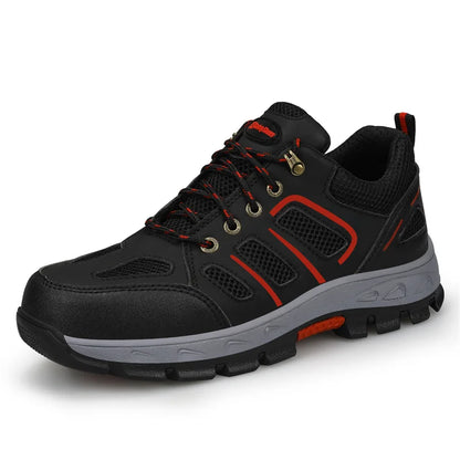 2022 Latest Summer Safety Work Shoes For Men Breathable Indestructible Steel Toe Boots Male Footwear Anti-smash Hiking Shoes