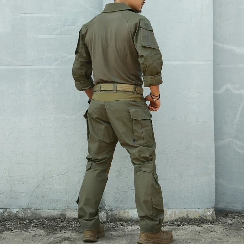 Outdoor Military Tactics Work Pants G3 Cargo Trousers Training Hiking GEN3 Green Spot Combat Tactical Pants Hunting Clothes Men