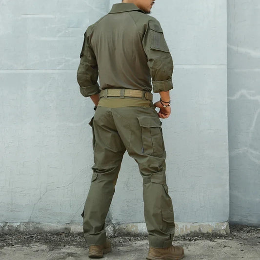 Outdoor Military Tactics Work Pants G3 Cargo Trousers Training Hiking GEN3 Green Spot Combat Tactical Pants Hunting Clothes Men