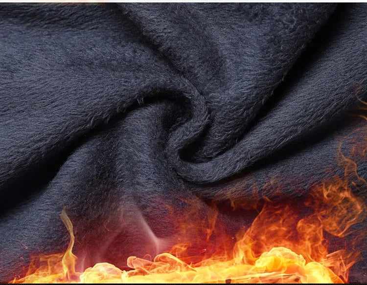 Men New Winter Classics Fleece Thick Warm Jeans Men's Loose Straight Elastic Denim Pants Casual Plush Trousers Large Size 28-40