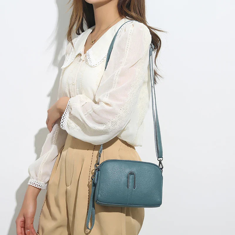Genuine Leather Bag Luxury Women's Handbags Bag for Woman 2022 Female Clutch Phone Bags Shoulder Bag Crossbody Messenger Pack