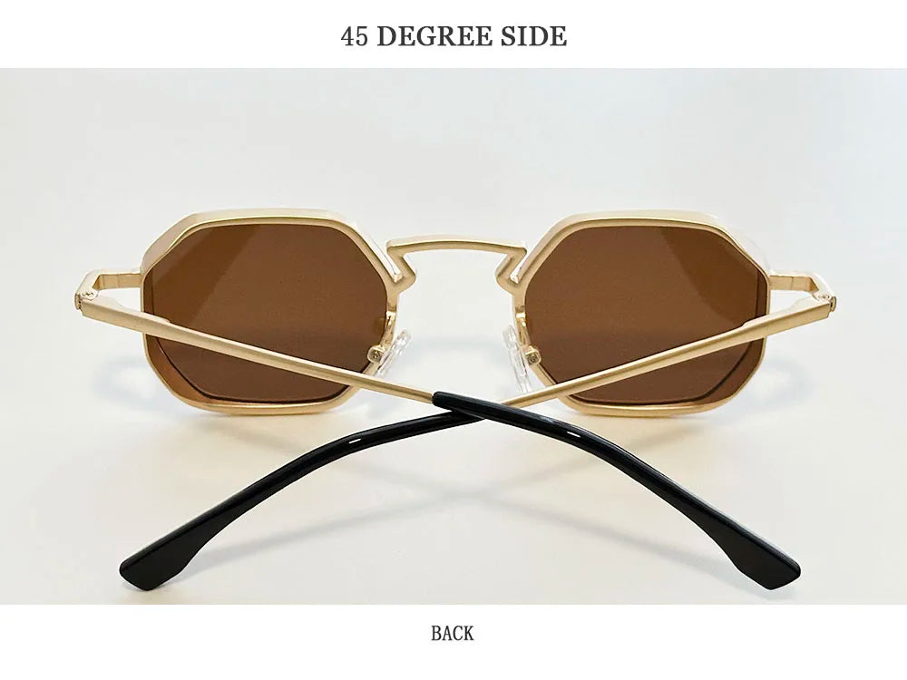 Steampunk Sunglass Men 2025 Square Sunglasses Women Trendy And Fashionable Vintage Fashion Glasses Gafas De Sol Hombre Zonnebril