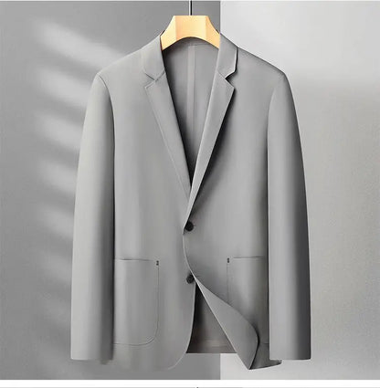 Sunscreen Jacket Blazer - Men's Fashionable Lightweight Business Casual Versatile Casual Cool and Light Thin Elastic Blazer