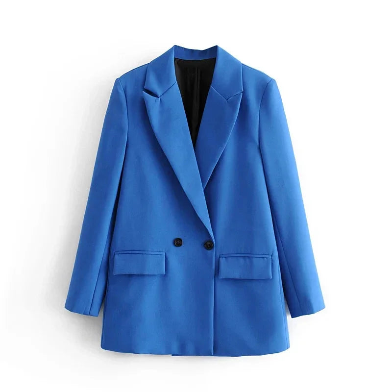 2025 Women's Blazers New Office Casual Blazer Woman Straight Outerwears Fashion Women's Tailoring Blazers for Women Coats