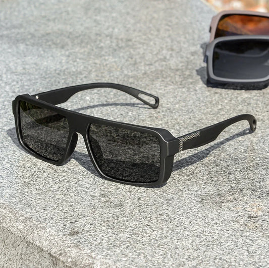Classic Square Polarized Sunglasses for Men Women Fashion Sports Sunglasses Male Vintage Outdoor Driving Fishing Shades