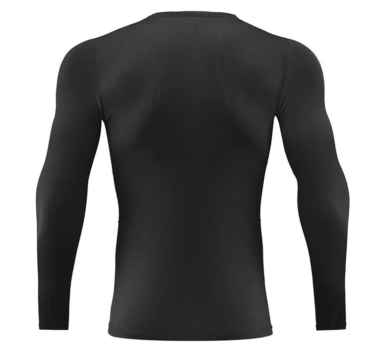 Long Sleeve T-shirt Fitness Basketball Running Tight Men Spandex Bodybuilding Sports Shirt Gym Training Compression Sport Top