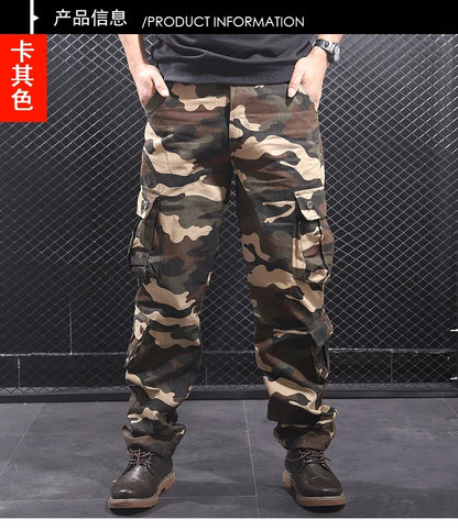 Men's Cargo Pants Men Camouflage Sweatpants Amazon Joggers  Sports Joggers Loose Fit Streetwear Male Hiking Pants