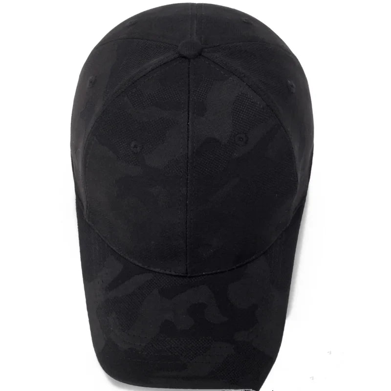 Unisex Simple Camouflage Baseball Caps Spring and Autumn Outdoor Adjustable Casual Hats Sunscreen Hat