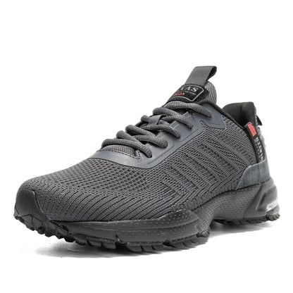 Professional Running Shoes For Men Lightweight Men's Designer Mesh Sneakers Lace-Up Male Outdoor Sports Tennis Shoe