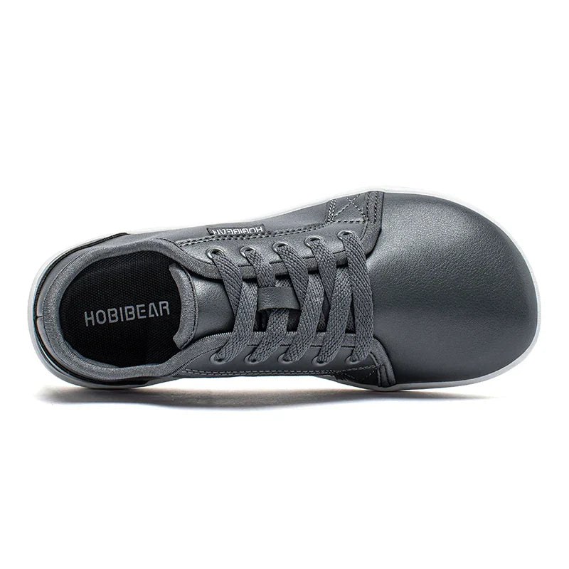 Minimalist Shoes for Men Women Wide Toe Barefoot Zero Drop Shoes Casual Artificial Leather Lightweight Walking Sneakers