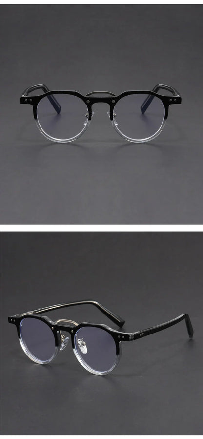 Personalized Retro Fashion New Design Men's Anti-blue Light Glasses Reading Glasses Can Be Customized Prescription 1028
