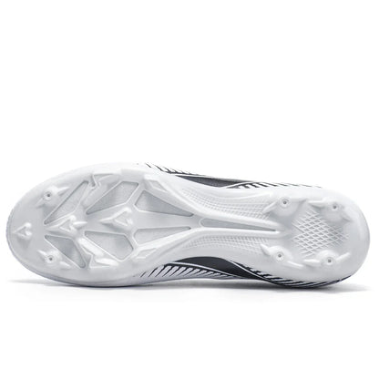 Breathable AG FG football shoes PU Fabric Mesh Upper TPU Wear-resistant Sole Non-slip Design For Kids Youth Daily Play