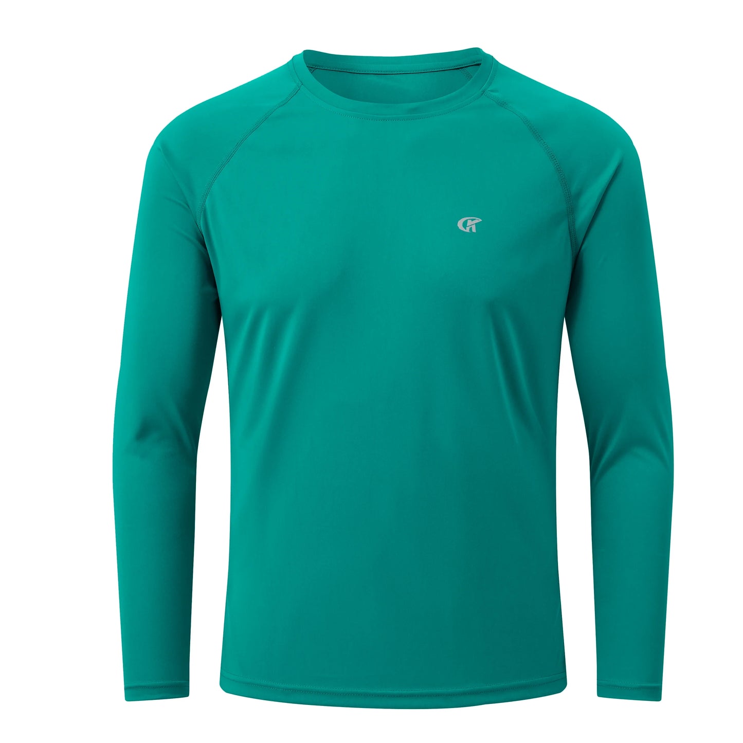 Men UPF 50+ Long Sleeve T-Shirt, Rash Guard Breathable Tops, Pullover Shirt for Sport Fishing Hiking Running Beach Surfing
