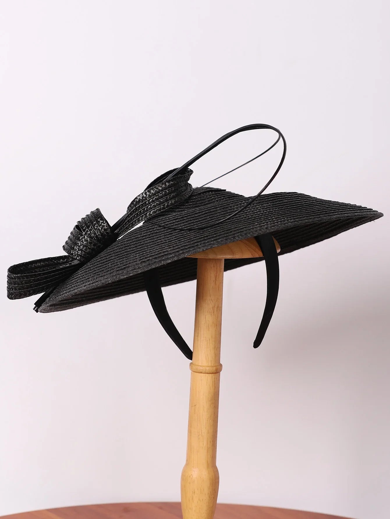 Fascinators Black White Weddings Pillbox Hat For Women Church Hat Sraw Fedora Black Wide Ladies Dress Kentucky Derby Hats