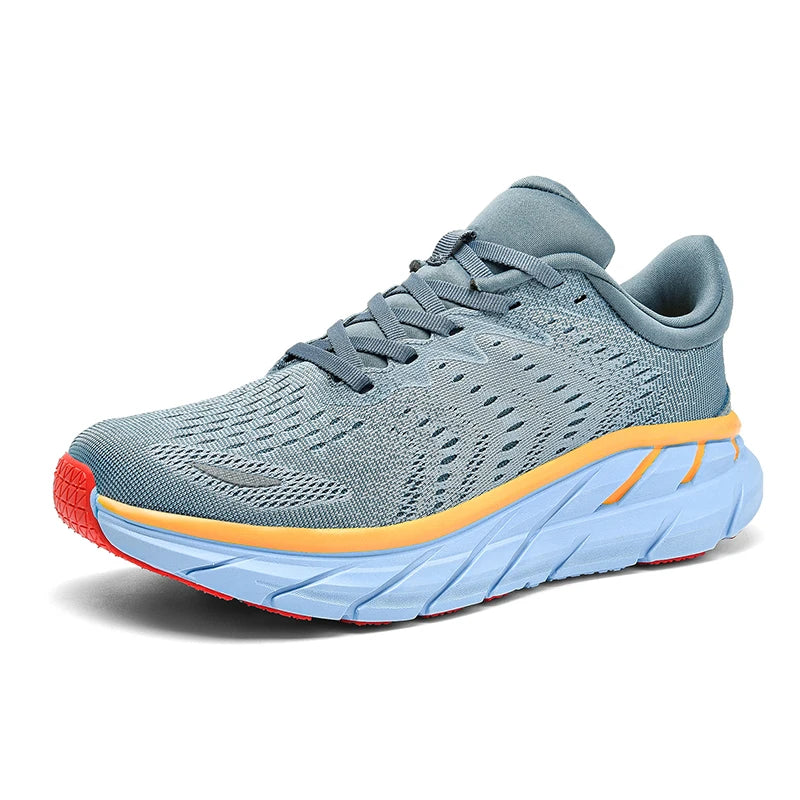 Fashionable Casual Men's Sneakers Non-Slip Wear-Resistant Air Cushion Sneakers Outdoor Lightweight Breathable Mesh Running Shoes