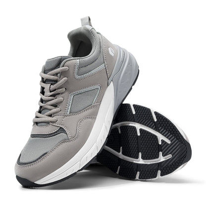 Newest Walking Shoes for Men Wide Width Sneakers with Arch Support for Flat Feet Heel Pain Relief Plantar Fasciitis
