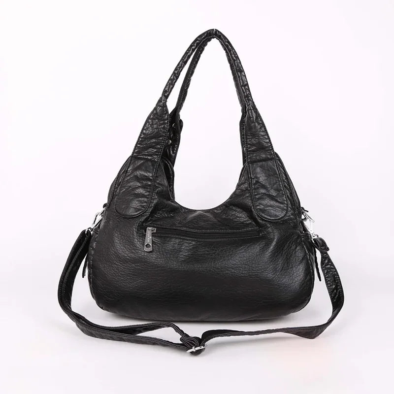 Vintage Women Handbags Fashion Shoulder Bag Large Tote Top-handle Shopping Pack Multifunctional Satchel Lady Hobos Purse