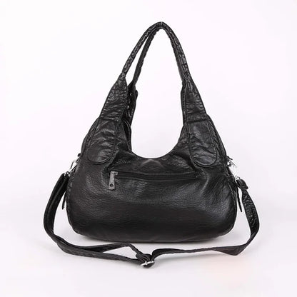 Vintage Women Handbags Fashion Shoulder Bag Large Tote Top-handle Shopping Pack Multifunctional Satchel Lady Hobos Purse