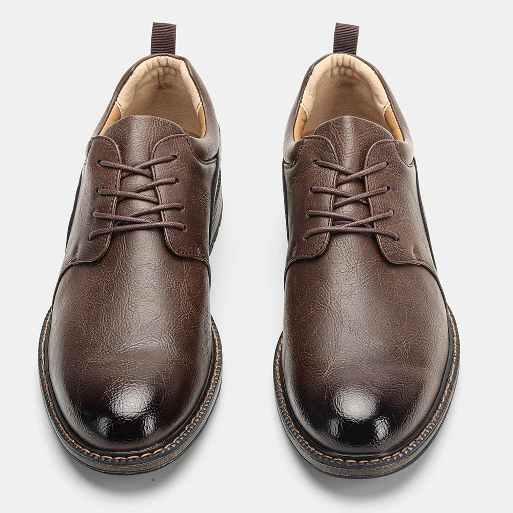 40~46 Casual Shoes Men Fashion Brand Comfortable 2024 Leather Shoes Men #KD726