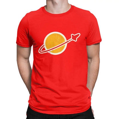 Classic Spaceman Vintage Lego space T Shirts for Men 100% Cotton Novelty T-Shirts Round Collar  Tee Shirt Short Sleeve Clothes