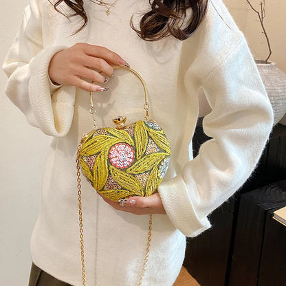 Luxury Gold Clutch Bags for Women 2025 Party Bags Evening Purse Designer Crossbody Bag New in Handbag Ladies hand bag sac femme