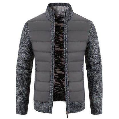 Men's Autumn Winter Sweater Baseball Coat Knit Jacket Korean Jumpers Male Windbreaker Fashion Pullovers Business Casual Knitwear