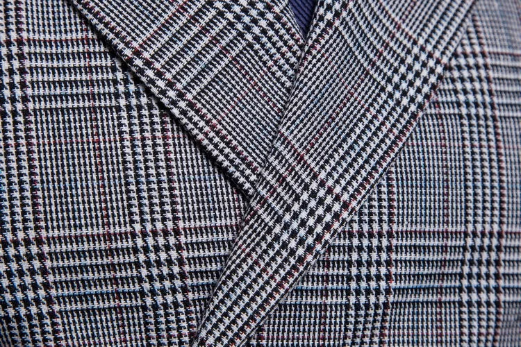 New Men's Checkered Vest, Male Casual Business Suit Vest, Plus Size British-Style  Four Seasons Double Breasted Slim Fit Vest