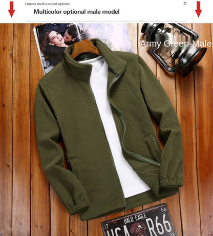 2023 New Winter Women's Zipper Cardigan Sweatershirt Warm Coral Fleece Jacket Ladies Outdoor Running Polar Fleece Coat Clothes