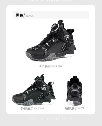 High-Quality Breathable Casual Basketball Shoes for Boys Fashionable Children's Footwear for Comfort And Style