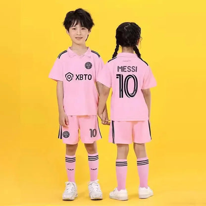 Sportswear NO.10/7 Training Uniform 3-13y Boys Girls Moisture-wicking Breathable Football Clothes SuitsKids Summer Quick-drying