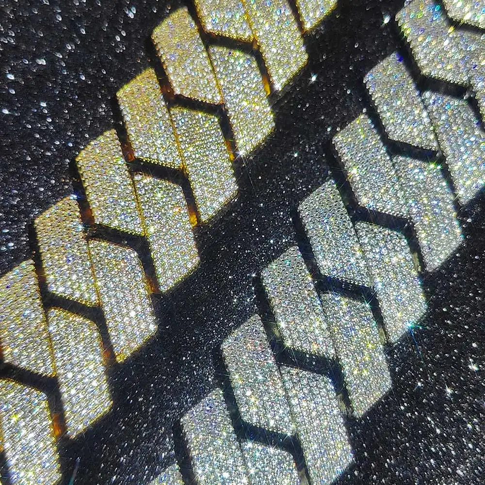 Mens Cuban Link Chain Bracelet Gold Plated Bling Miami Cuban Prong Set Diamond Bracelet for Men 25MM Iced Out Hip Hop Jewelry ﻿