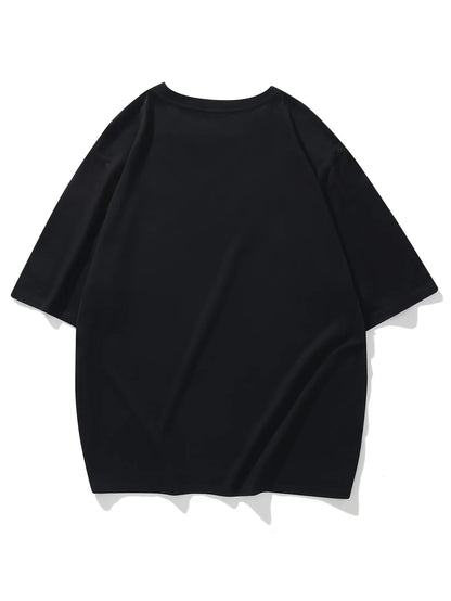 Men's Summer 100% Cotton Fashion 1898 Brooklyn New York Loose Casual Sports Round Neck Short Sleeve T-shirt Versatile Top