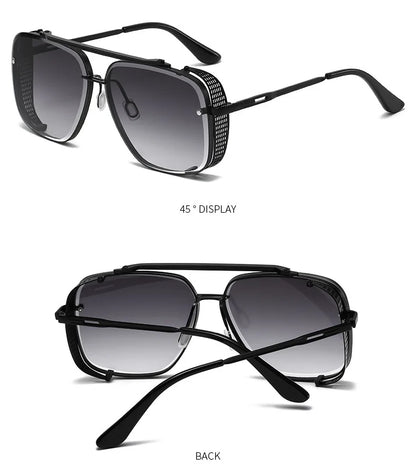 Steampunk Vintage Sunglasses For Men Luxury Punk Sunglasses Women  Retro Square Sonnenbrille Fashion Glasses Gafas De Sol Lentes
