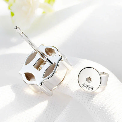 Certified Marquise Cut All Moissanite Stud Earrings for Women Lab Diamond Luxury Ear Jewelry Real S925 Sterling Silver
