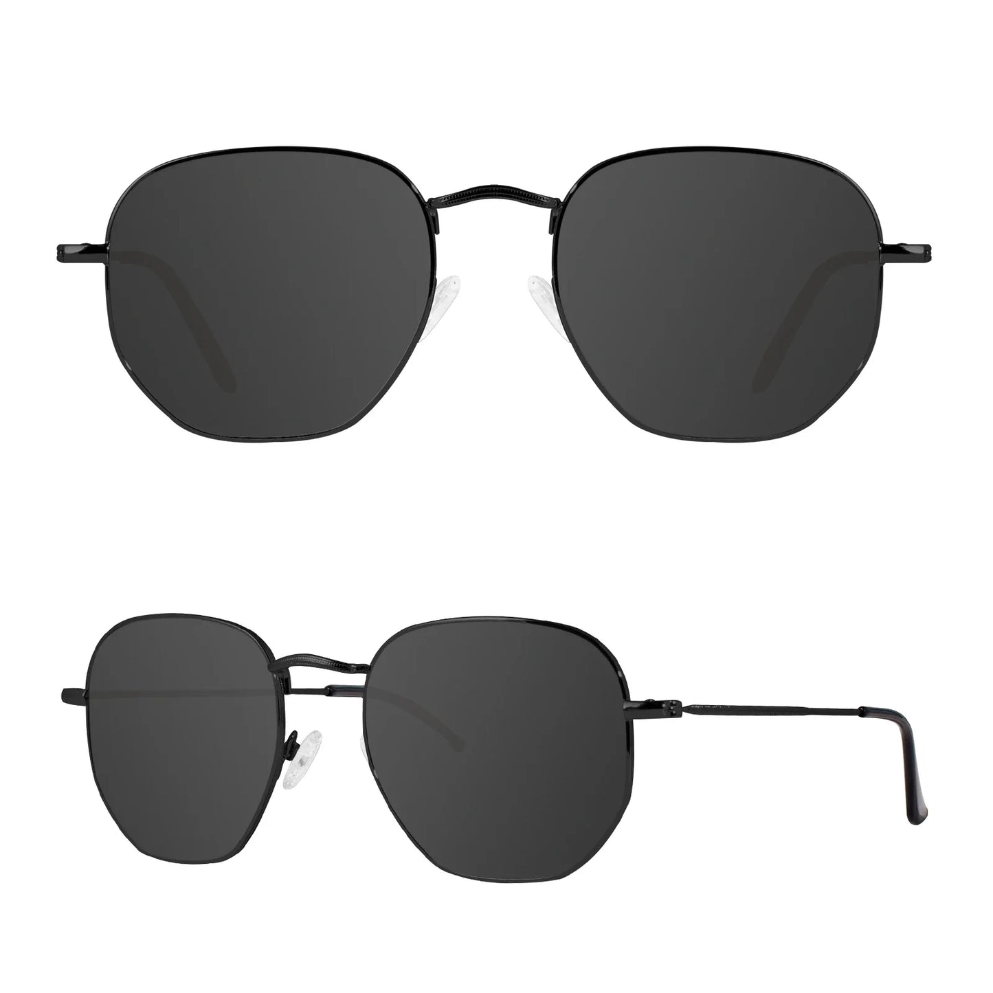 Polarized Sunglasses for Big Wide Heads Men And Women XL Size Metal Glasses Driving Sunglasses 8201