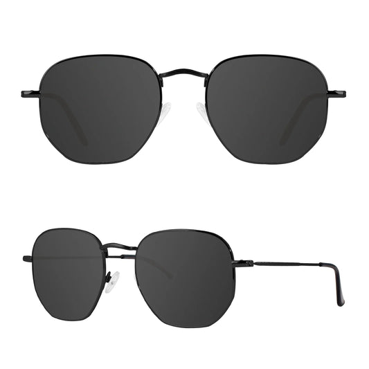 Polarized Sunglasses for Big Wide Heads Men And Women XL Size Metal Glasses Driving Sunglasses 8201