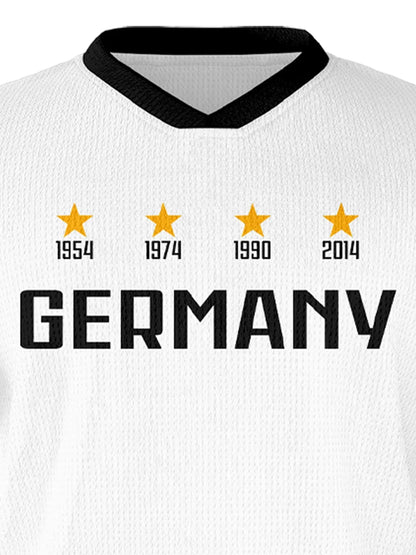 Custom Kids Soccer Jersey Germany Football Shirt with Personalized Name and Number School Team Club Training Jersey