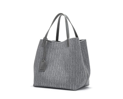 Women's Luxury Design Multi functional Handheld Shopping Handbag Fashionable New 2024 Solid Color Handbag