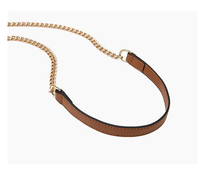 Vintage Monogram Chain Crossbody Bag for Women Luxury Designer Small Square Shoulder Bag Ladies Fashion Handbag