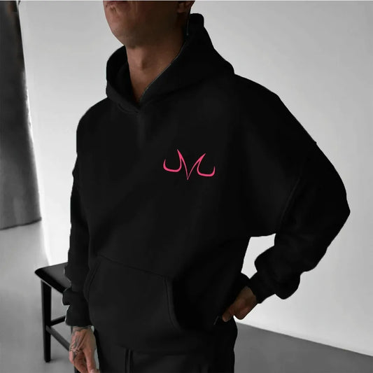 Dragon Ball Men's Hoodie Sweater Majin Buu Japan Anime Summer Boys Children's Y2k Harajuku Long Sleeve Top Parent-Child Clothing