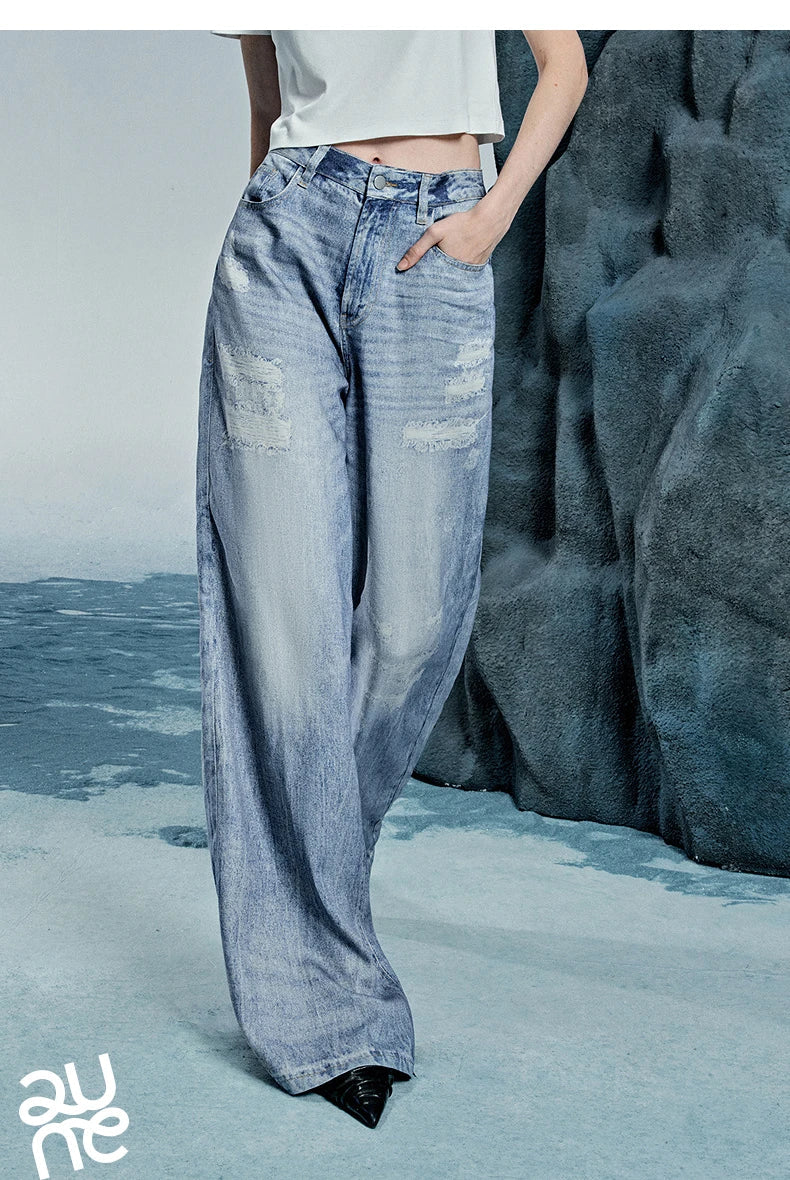 Women Denim Jean 2025 Spring New Long Pants 8518053