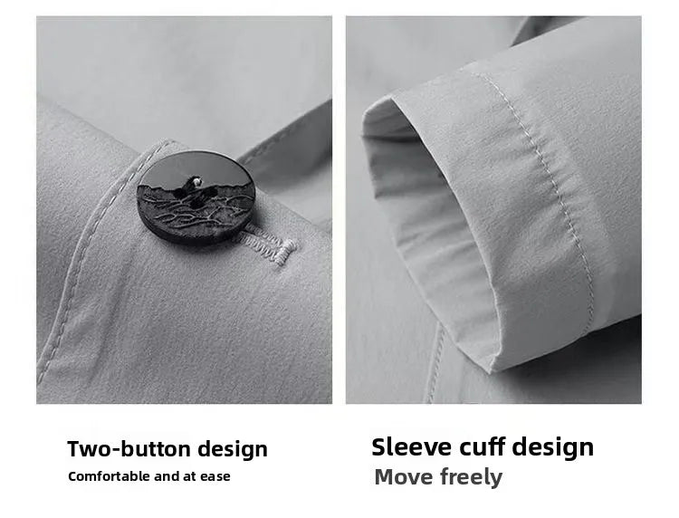 Summer Lightweight Sun Protection Blazer for Men - Stylish, Breathable, Casual, Icy Sensation, Lightweight, Silky Elastic Blazer
