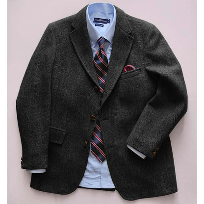 Men's Casual Blazer Herringbone Slim Fit Single Breasted Stylish Comfortable Jacket Men's Coat Double Breasted Blazer Men's Suit