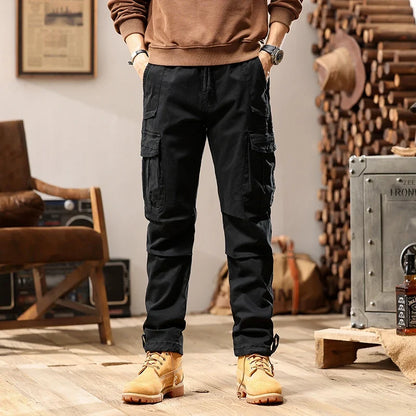 New Men Fashion Military Cargo Army Pants Slim Regualr Straight Fit Cotton Multi Color Camouflage Green Yellow Trousers BL7606