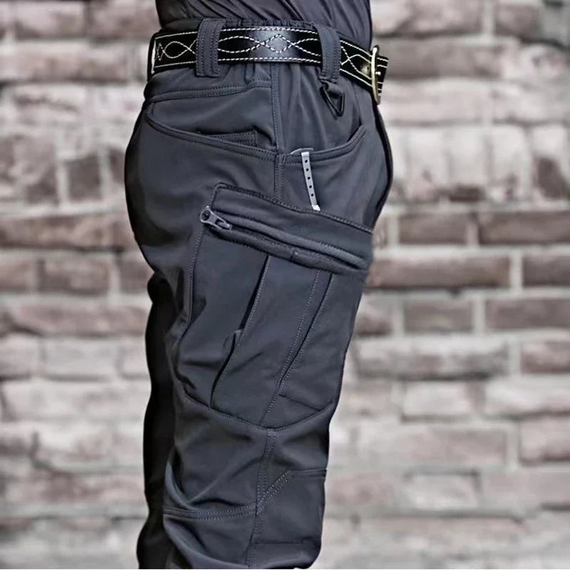 Men's Military Cargo Elastic Camping Hiking Trekking Climbing Outdoor Sports Trousers Spring Autumn Tactical Quick Dry Pants