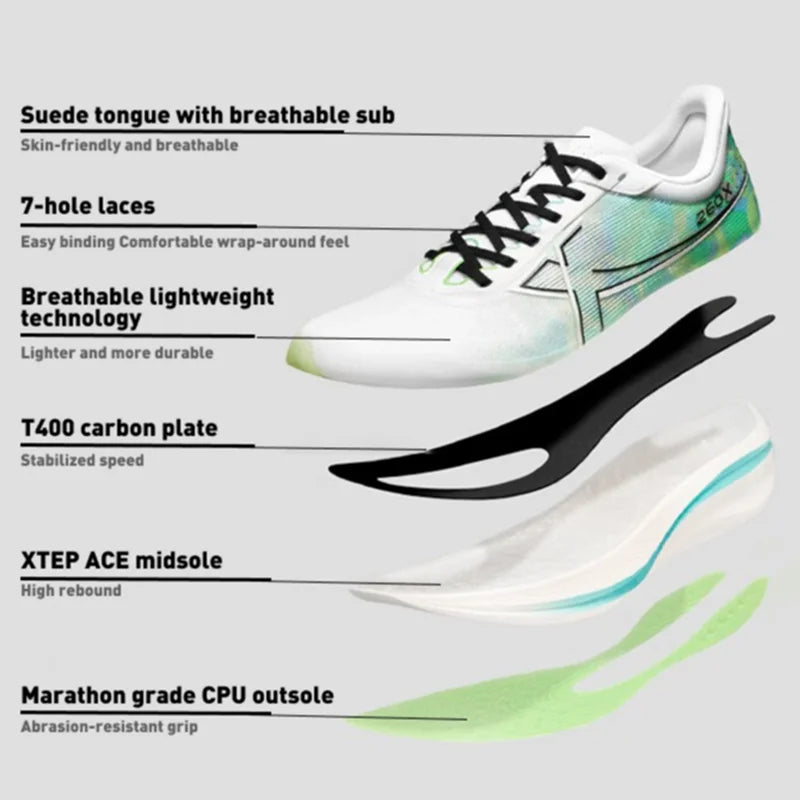 260X Running Shoes For Men  Spring Non-Slip Men's Sports Shoes Rebound Cushion Breathable Ourdoor Sneakers 976119110053