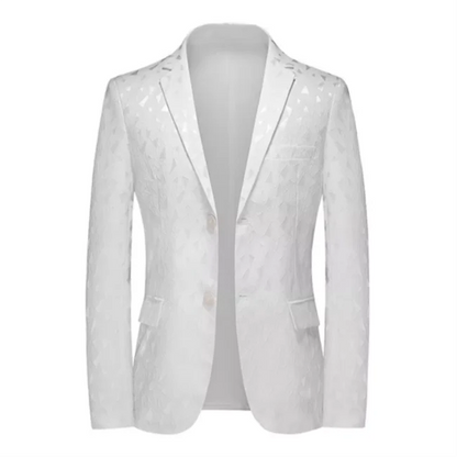 2026 New Men Business Social Suit Jacket Summer Male Single Breasted Thin Dress Male Jacquard Blazers Coats