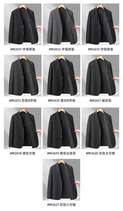 10 Colors Men's Casual Blazer 2026 Spring New Comfortable Single Breasted Suit Jacket for Men