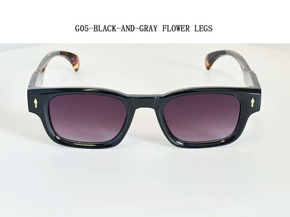 Fashion Sunglass Men Vintage Square Sunglasses Women 2025 Trendy Glasses Gafas De Sol Hombre Lunette Soleil Femme Dropshipping